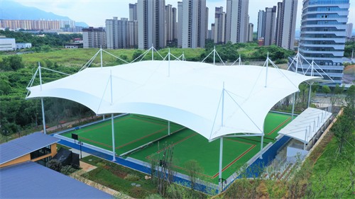 佛蘭空間又一膜結(jié)構(gòu)門球場工程在江西九江圓滿竣工！